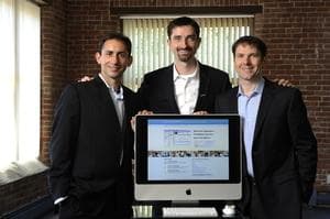 Patients Like Me founders (l-r):  Jeff Cole, Ben Heywood, Jamie Heywood