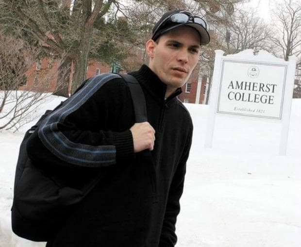 Ruben Sepulveda on campus at Amherst College (Courtesy photo) 