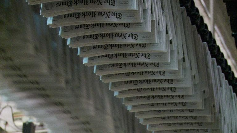 A scene from "Page One: Inside the New York Times," a Magnolia Pictures release. Photo courtesy of Magnolia Pictures.