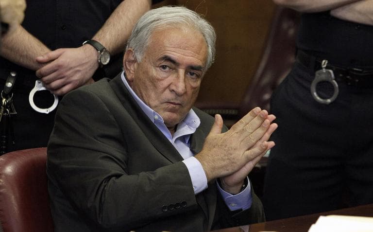 Former International Monetary Fund leader Dominique Strauss-Kahn listens to proceedings in his case in New York state Supreme Court. (AP)