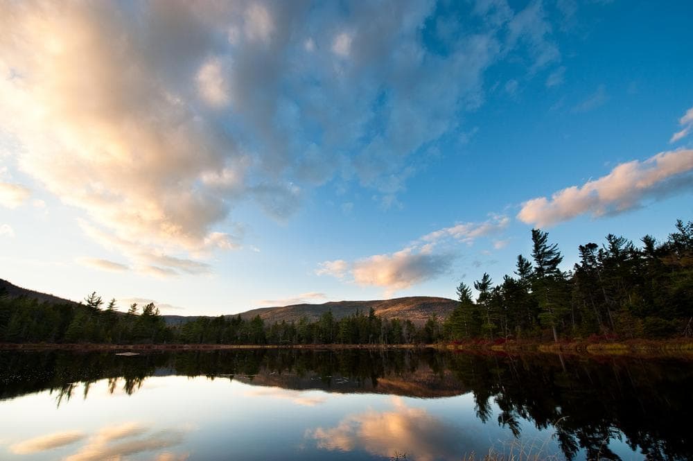 Gems like this beautiful pond off the Kancamangus Highway in New Hampshire exist all over New England. (shoothead/Flickr)