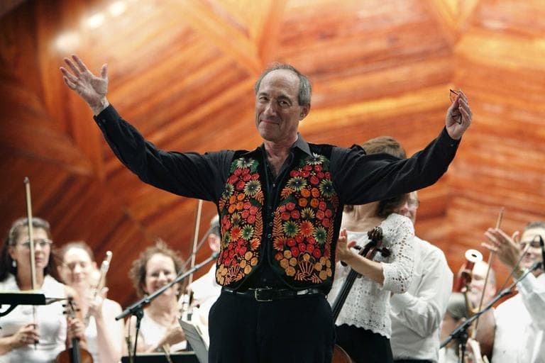 Boston Landmarks Orchestra founding conductor Charles Ansbacher, in his last concert before he died last year (Courtesy Landmarks Orchestra)