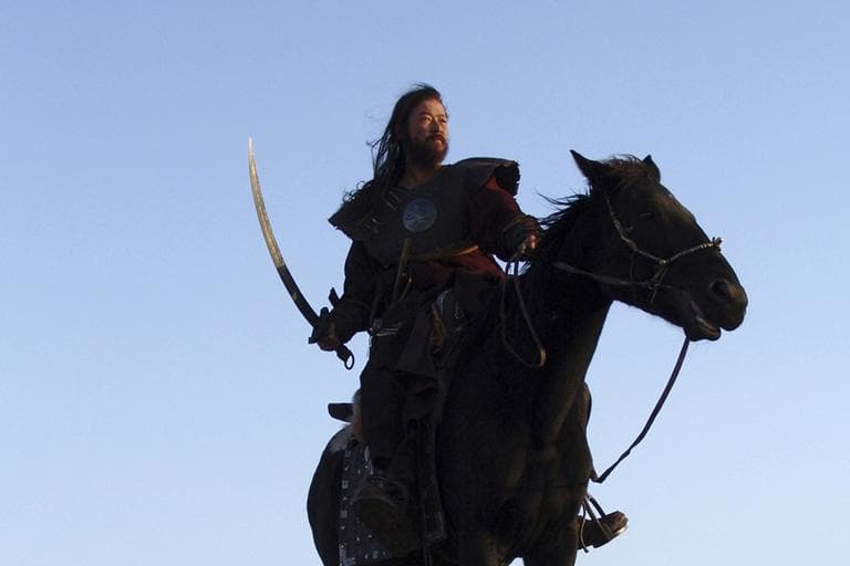 Tadanobu Asano plays Mongol conqueror Genghis Khan, in Kazakhstan's Oscar-nominated epic "The Mongol", directed by Russia's Sergei Bodrov. (AP)