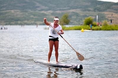 A participant in last month's "SUP Cup Series" in Park City, Utah. (Creative Commons/a4gpa via flickr)