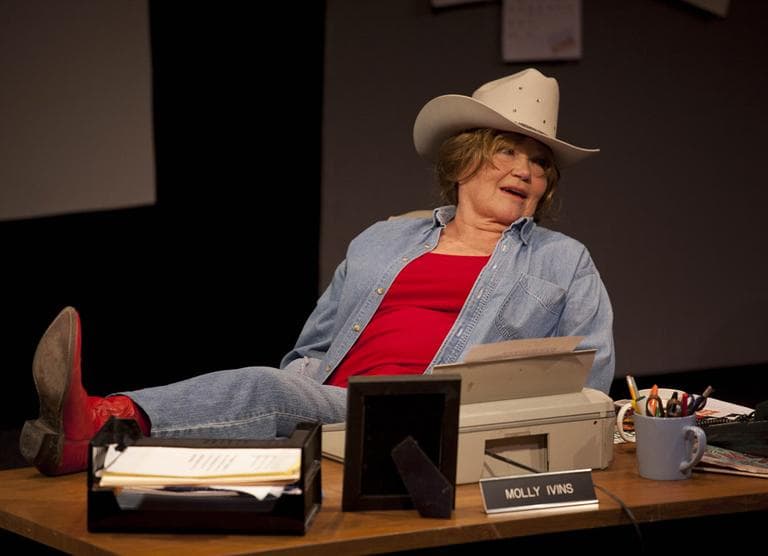 Tina Packer plays Ivins in "Red Hot Patriot: The Kick-Ass Wit of Molly Ivins." (Kevin Sprague/Courtesy Shakespeare &amp; Company)