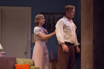 Rebecca Brooksher and C.J. Wilson in Berkshire Theatre Festival's production of "Period of Adjustment" by Tennessee Williams. (Courtesy of Christy Wright)
