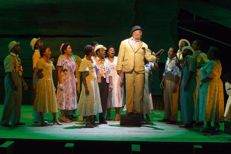 David Alan Grier as Sportin’ Life, with cast (Courtesy of Michael Lutch)