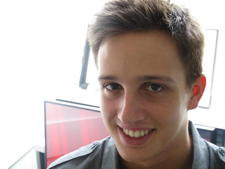 Berklee student Alexander Arntzen is producing the 9/11 Berklee Memorial Concert. (Andrea Shea/WBUR)