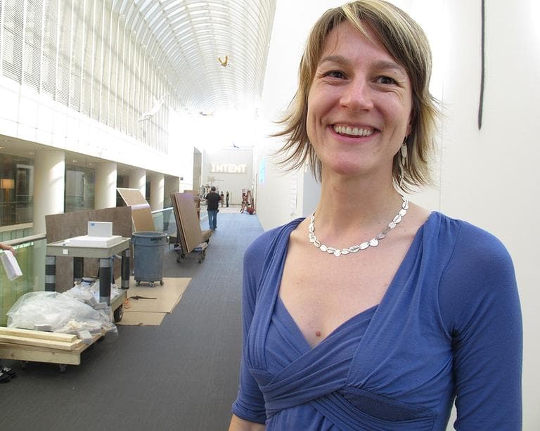 Jen Mergel, senior curator of contemporary art at the MFA (Andre Shea/WBUR)