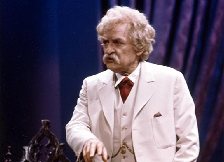 Hal Holbrook in his iconic role in "Mark Twain Tonight!" Holbrook has performed this one-man show since 1954. (AP)