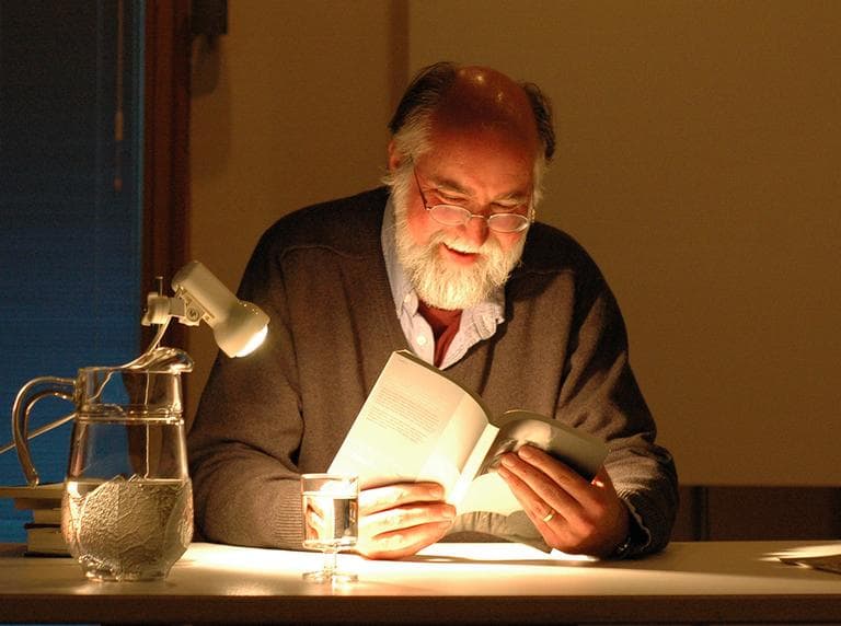Nicholson Baker reads from one of his books at the European Graduate School in Saas-Fee, Switzerland. (Hendrik Speck/Flickr)