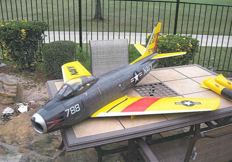 A "like" photo, attached to the affidavit, of the aircraft Ferdaus allegedly was planning on using to attack the Pentagon (Courtesy U.S. Attorney's Office)