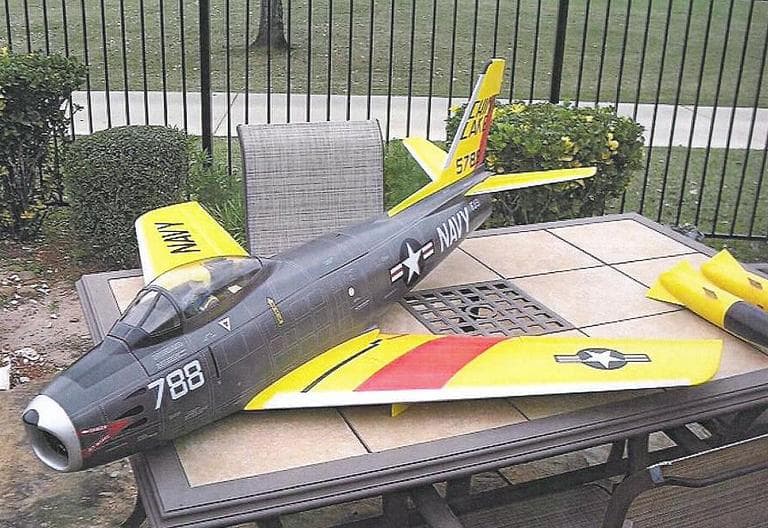 This remote-controlled aircraft is similar to the model Ferdaus was planning to use to fill with explosives and detonate at the U.S. Capitol building and the Pentagon. (Courtesy U.S. Attorney's Office)