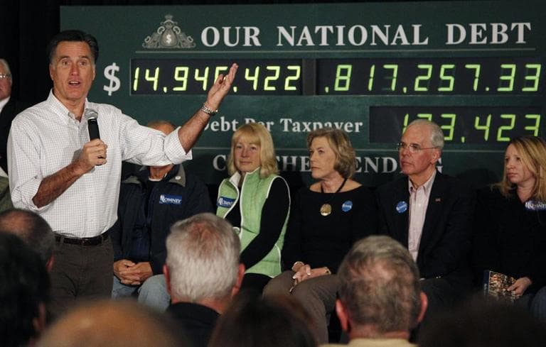 Romney in Manchester, N.H., Friday (AP)