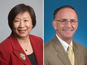 Suzanne Lee, Councilor Bill Linehan (Courtesy, City of Boston)