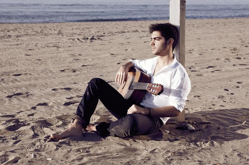 Publicity photo of Miloš Karadaglic. (Copyright Olaf Heine/Courtesy Deutsche Grammophon)