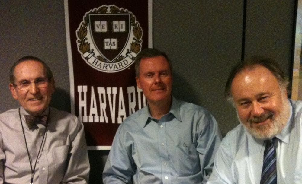 Barry Dorn (L), Eric McNulty (center) and Leonard Marcus (R)