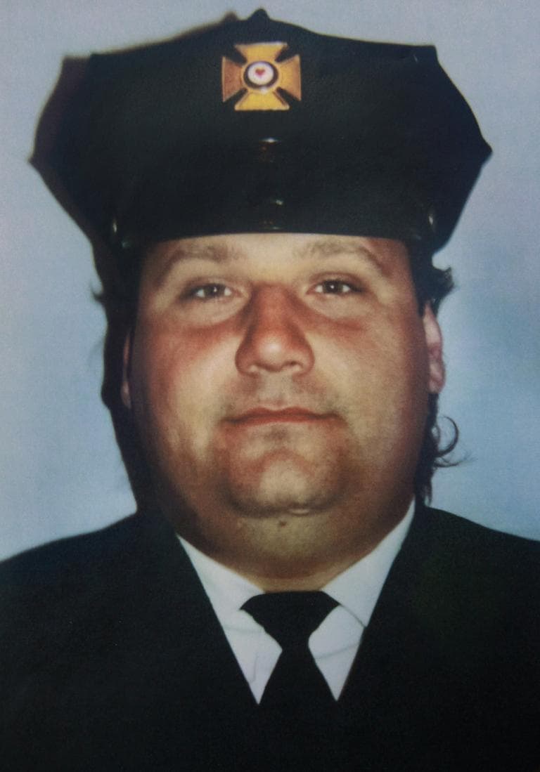 Undated photo of fallen firefighter Jon Davies (AP/Worcester Fire Department)