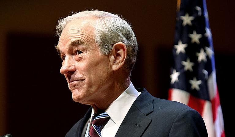 Republican presidential candidate Rep. Ron Paul, R-Texas, during a November campaign appearance in Keene, N.H. (AP)