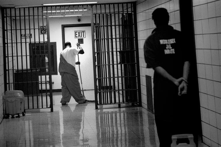 Inside the Middlesex County Jail in Cambridge (Jesse Costa/WBUR)