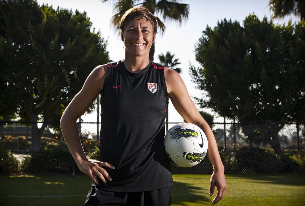 United States women's soccer player Abby Wambach is the 2011 AP Female Athlete of the Year.  (AP)