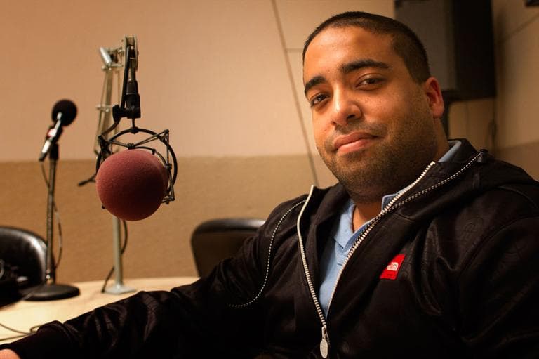 Tamer Mehanna, brother of convicted Sudbury man Tarek Mehanna, at WBUR (Jesse Costa/WBUR)