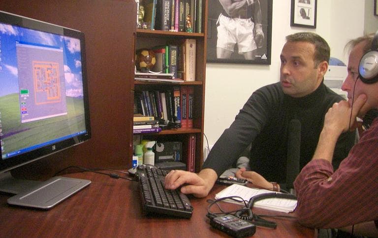 Neuroscientist Lotfi Merabet is developing a video game designed to help the blind find their way through a building. (Courtesy)