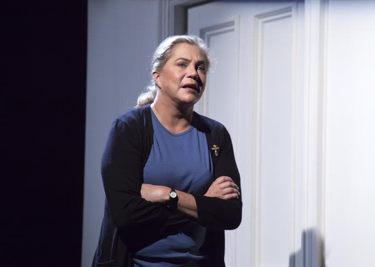 Kathleen Turner in her new play 'High." (Lanny Nagler/Theaterworks High production photos)