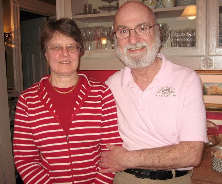 For Darlene and Eric Johnston, who run Manchester's Ash Street Inn, the primary is a gift. (Sacha Pfeiffer/WBUR)