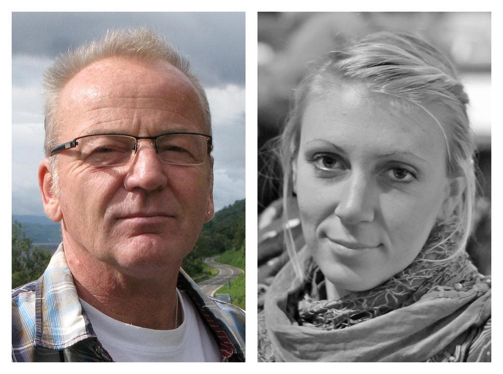 Dane Poul Hagen Thisted, left, and American Jessica Buchanan. U.S. military forces flew into Somalia in a nighttime raid and freed the two hostages while killing nine pirates, officials and a pirate source said. (AP)