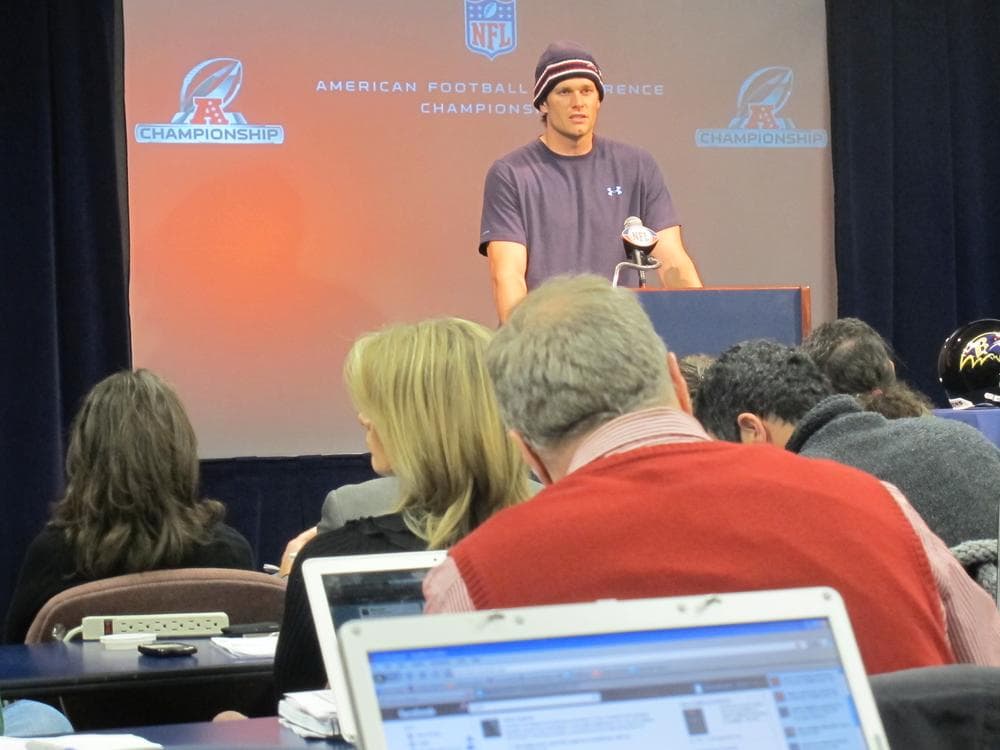 Tom Brady is making his sixth appearance in the AFC Championship Game. The Patriots have won four conference titles under head coach Bill Belichick. (Doug Tribou/Only A Game)