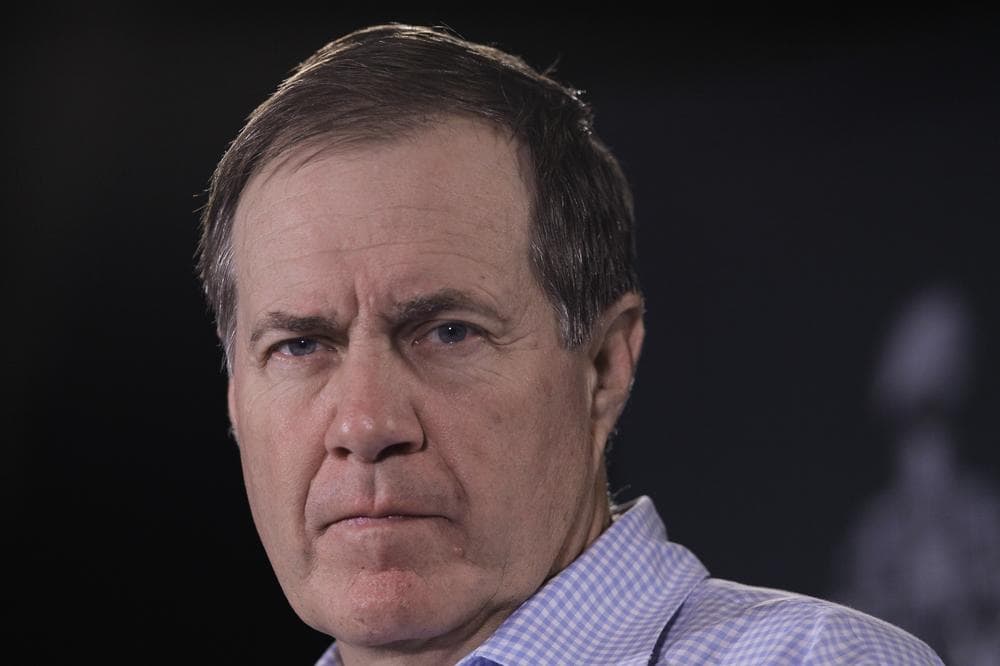 Patriots coach Bill Belichick is famous for his terse answers at press conferences. Did you know that he's actually answering in Haiku? (Just Kidding.) (AP)