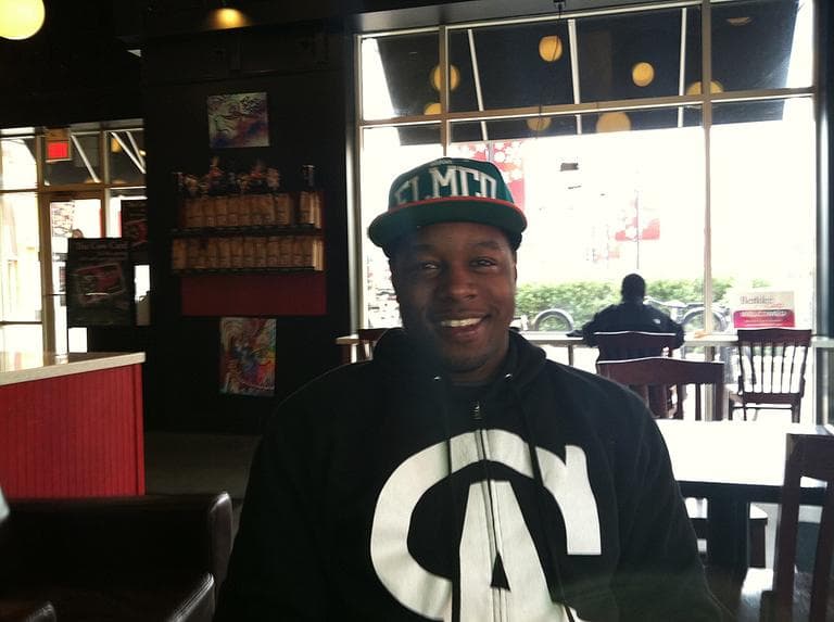 Brandon Kennedy went to jail for 28 months on drug charges. (Deborah Becker/WBUR)