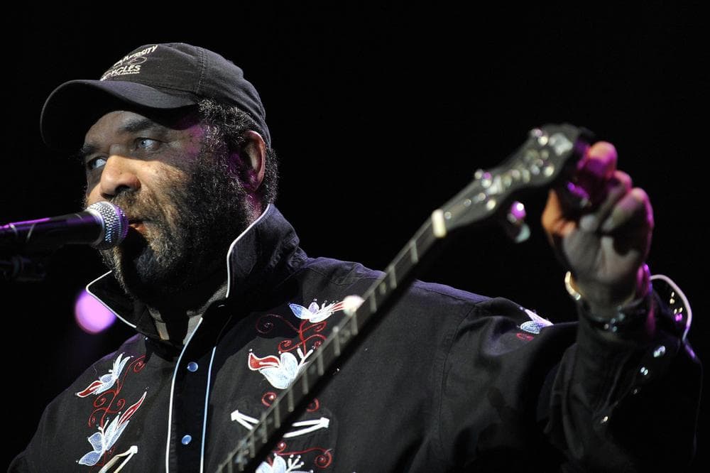 US Bluesman Otis Taylor, performed on the stage of the Stravinski hall during the 42nd Montreux Jazz Festival in Montreux, Switzerland in 2008. (AP)
