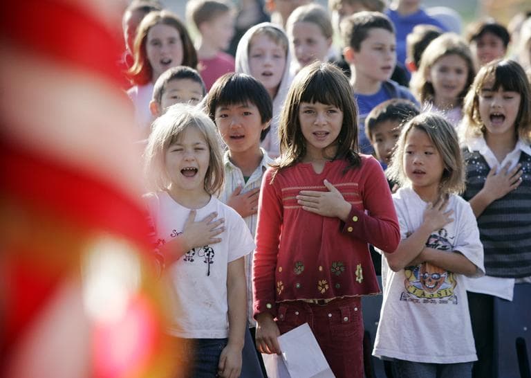 The family, which has chosen to remain anonymous, says that part of the pledge discriminates against their children whom they are raising as atheists. (AP)