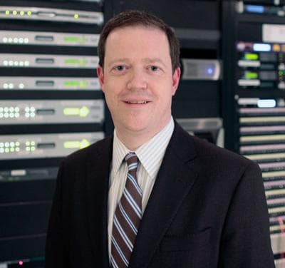 Richard Davey, outside WBUR's studio (Alex Kingsbury/WBUR)