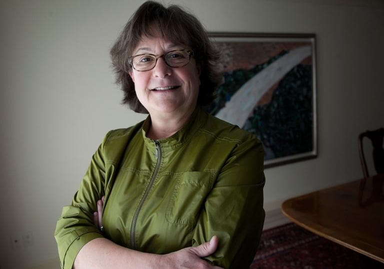 Retired Massachusetts Judge Christina Harms, of Weston, is seen at her home Tuesday. (AP)