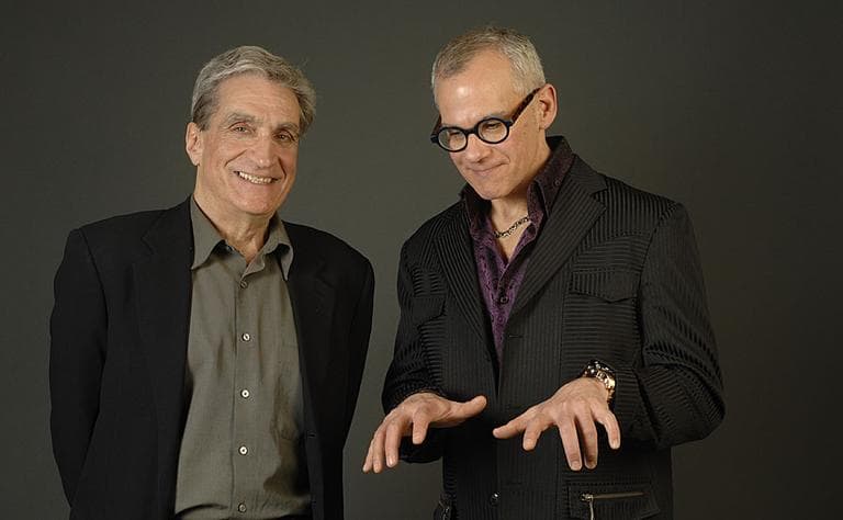 Robert Pinsky, left, and Laurence Hobgood. (Courtesy: Eric Antoniou)