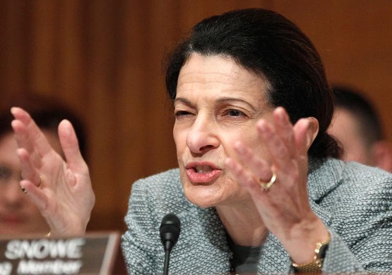 Maine Sen. Olympia Snowe, in October 2011 (AP)
