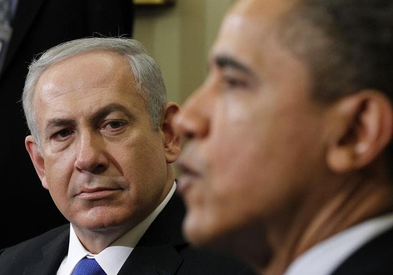 President Barack Obama meets with Israeli Prime Minister Benjamin Netanyahu, Monday, March, 5, 2012, in the Oval Office of the White House in Washington. (AP)
