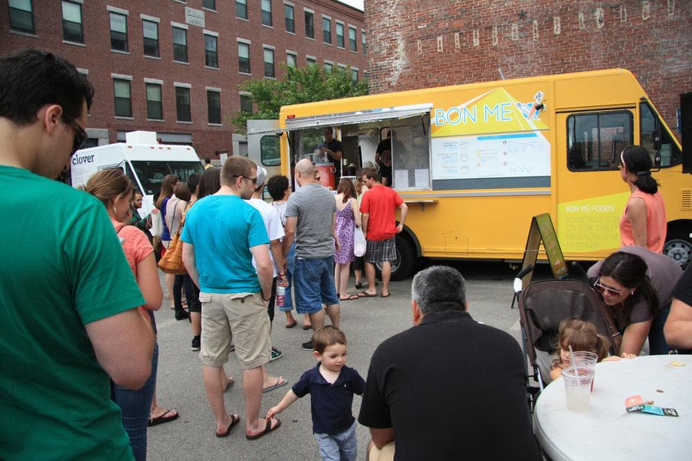 Food trucks at the SoWa Open Market in Boston's South End (firesika/Flickr)