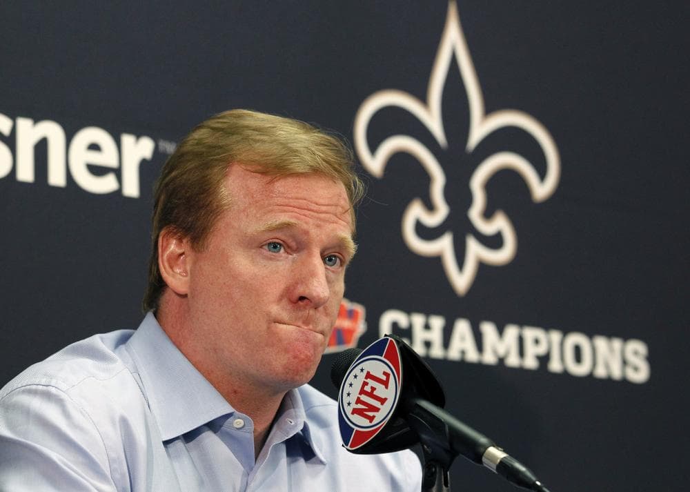 NFL commissioner Roger Goodell will meet with Gregg Williams on Monday to get to the bottom of the bounty hunting issue. (AP)