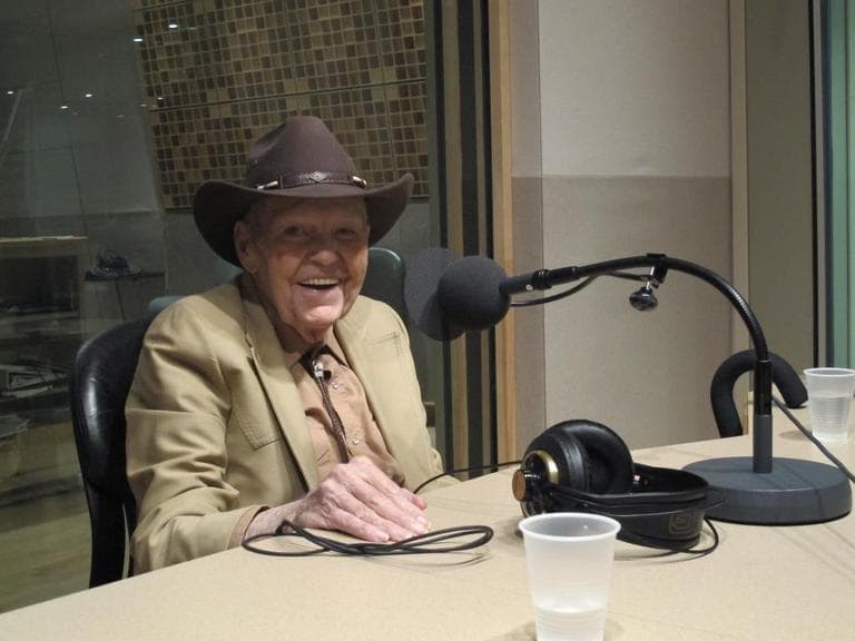 Rex Trailer in the studio.