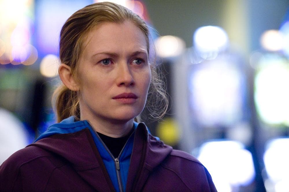 Mireille Enos plays Seattle Homicide Detective Sarah Linden in "The Killing." (AP/AMC, Carole Segal)