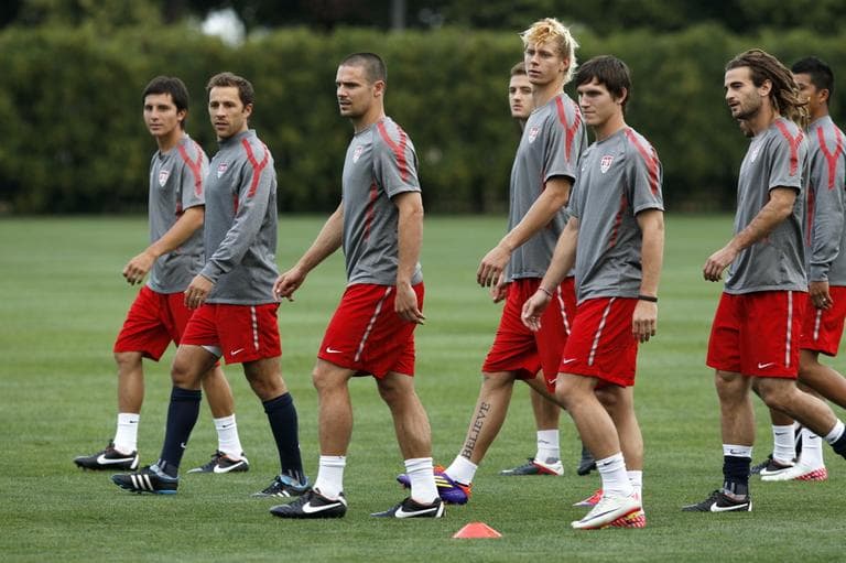 File image, members of the U.S. men's soccer team (AP)