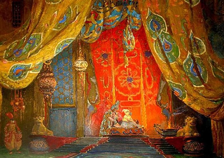 Scheherazade by Léon Samoilovitch Bakst 1896. 