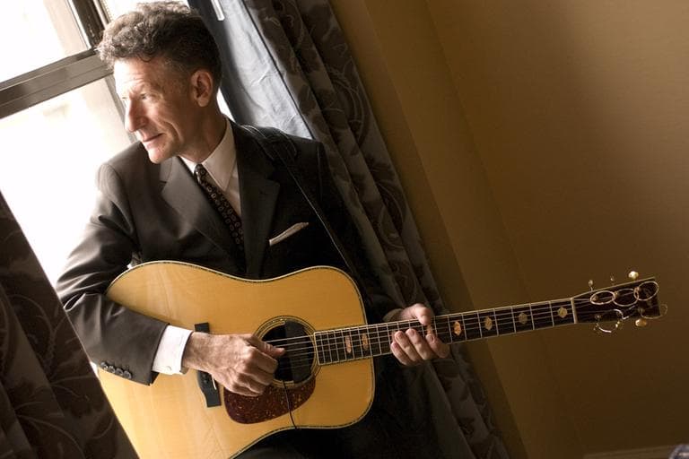 Singer Lyle Lovett's new album is "Release Me."  (AP)