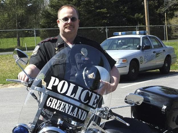 Greenland Police Chief Michael Maloney, who was killed Thursday. (Greenland N.H. Police Department / AP)