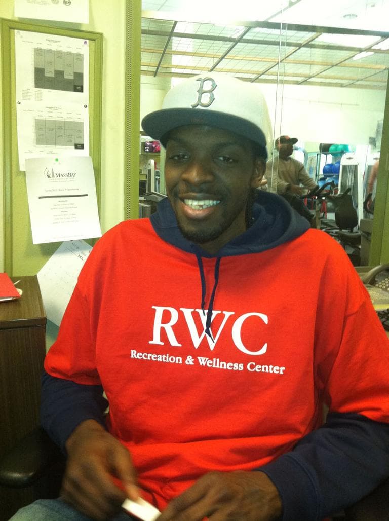 Rahshjeem Benson (Deborah Becker/WBUR)