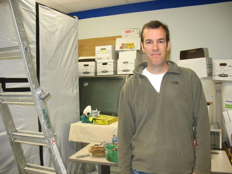Seth Bock, director of the planned Greenleaf Compassionate Care Center in Portsmouth, R.I. (Lynn Jolicoeur for WBUR)